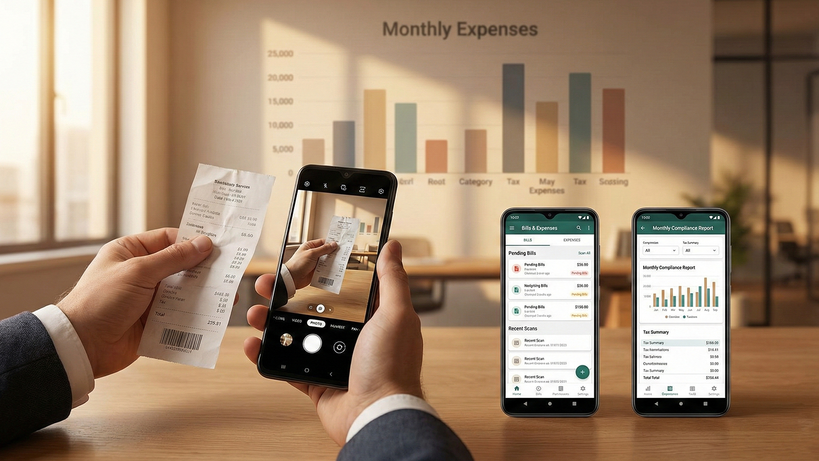Expense Insight Tracker Mobile Interface